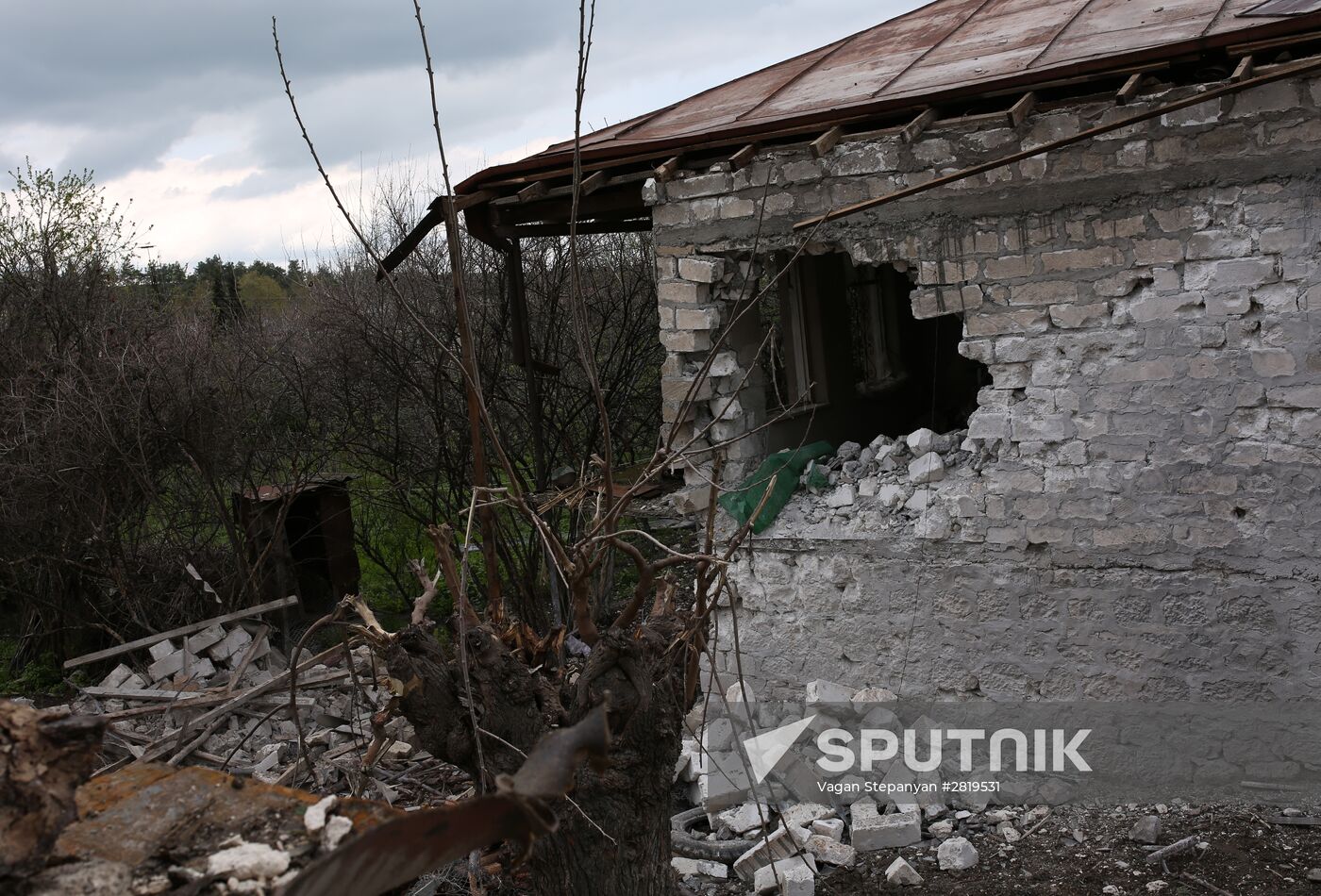 Nagorno-Karabakh conflict zone