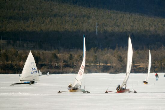 Baikal ice sailing week