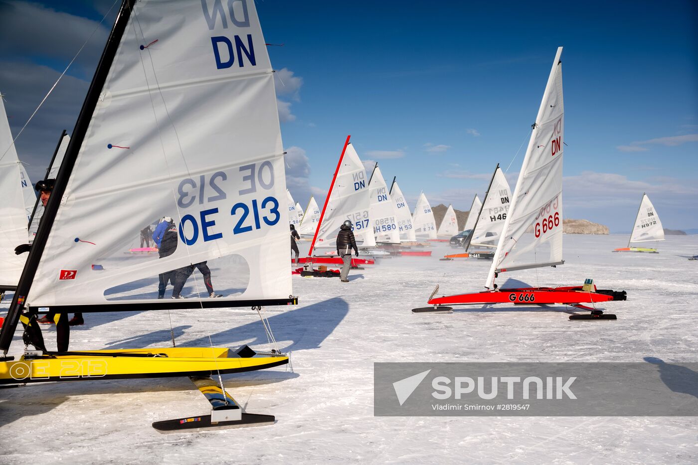 Baikal ice sailing week