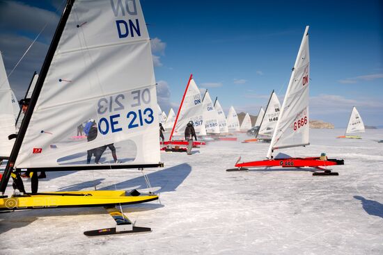 Baikal ice sailing week