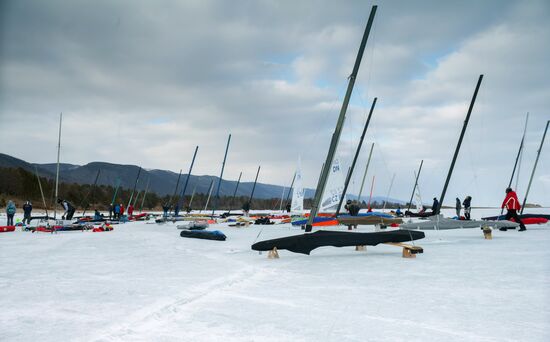 Baikal ice sailing week