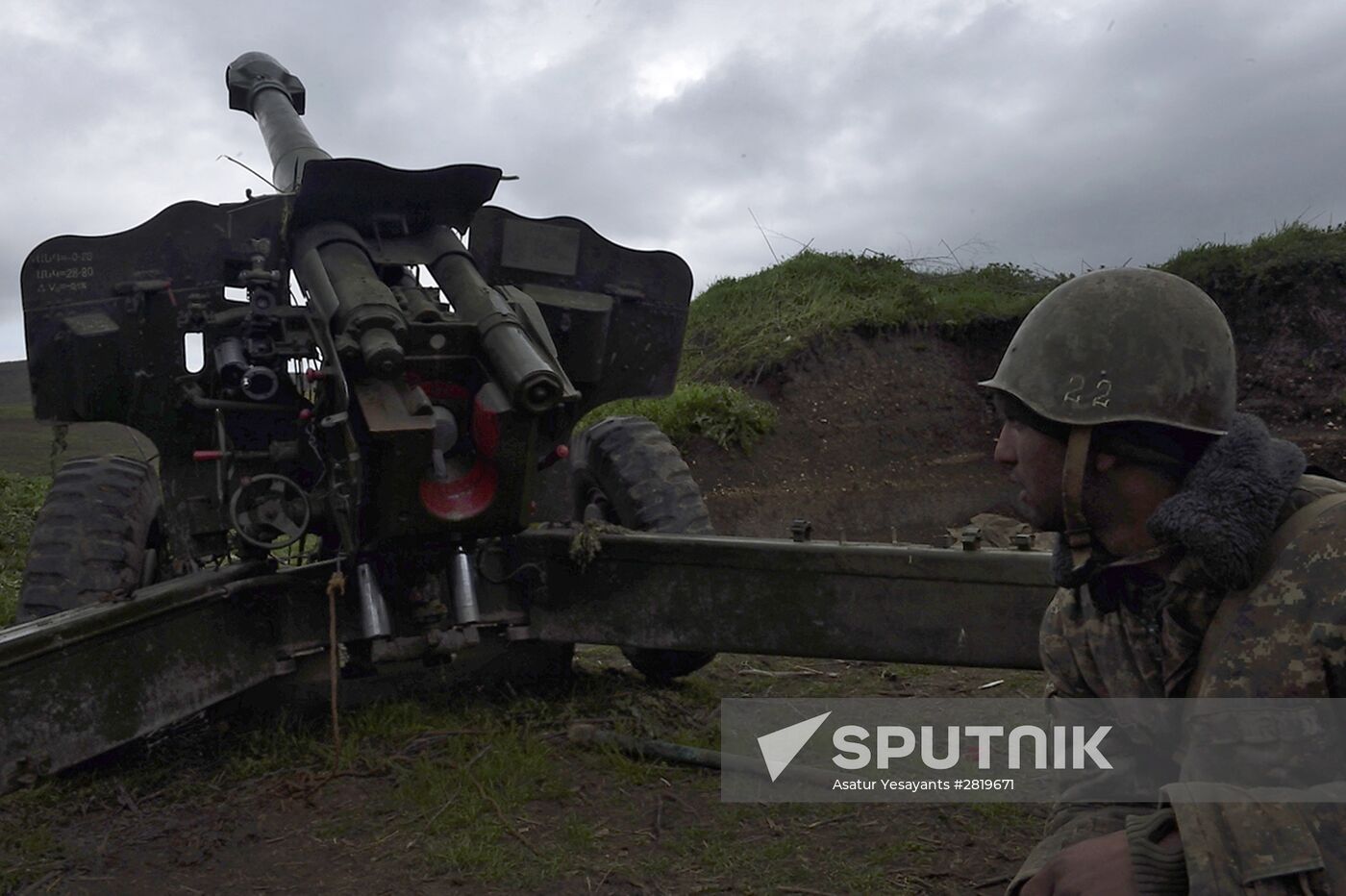 Situation near Madagis village in the Karabakh conflict zone