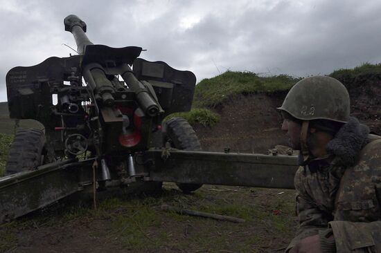Situation near Madagis village in the Karabakh conflict zone