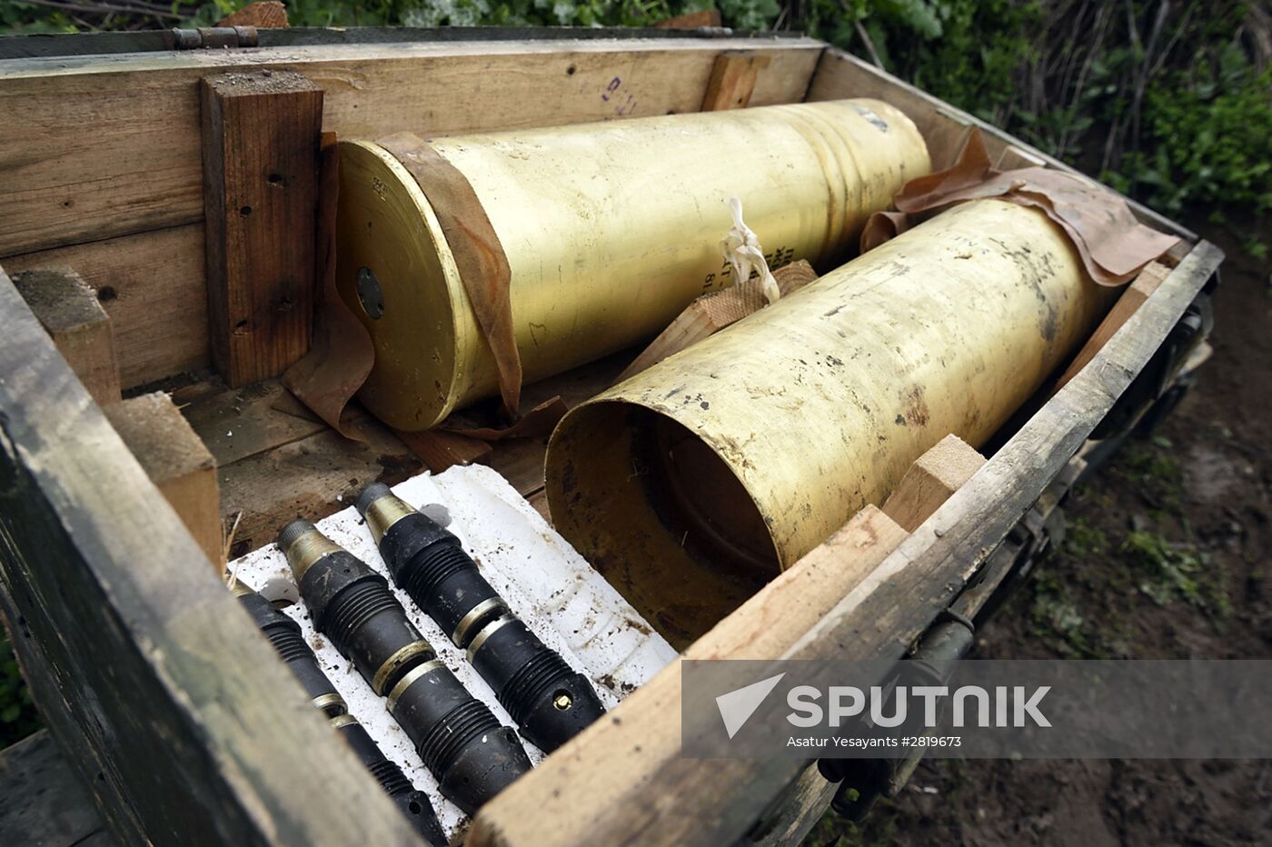 Situation near Madagis village in the Karabakh conflict zone
