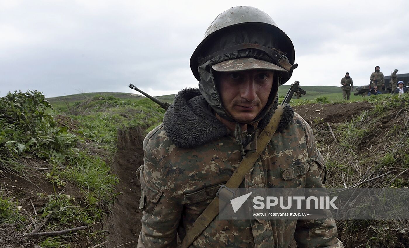 Situation near Madagis village in the Karabakh conflict zone