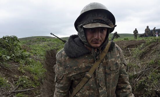Situation near Madagis village in the Karabakh conflict zone