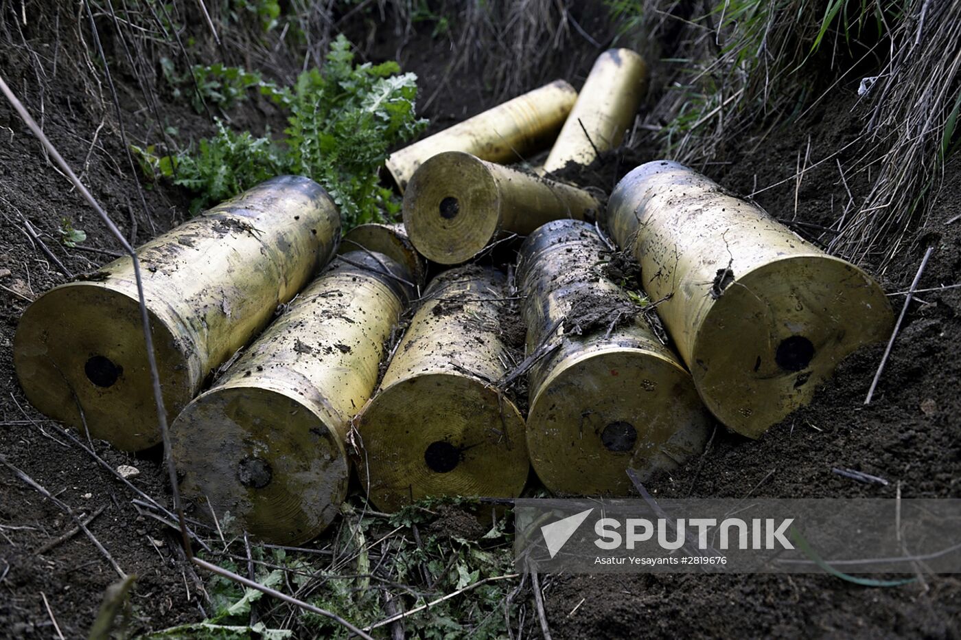 Situation near Madagis village in the Karabakh conflict zone