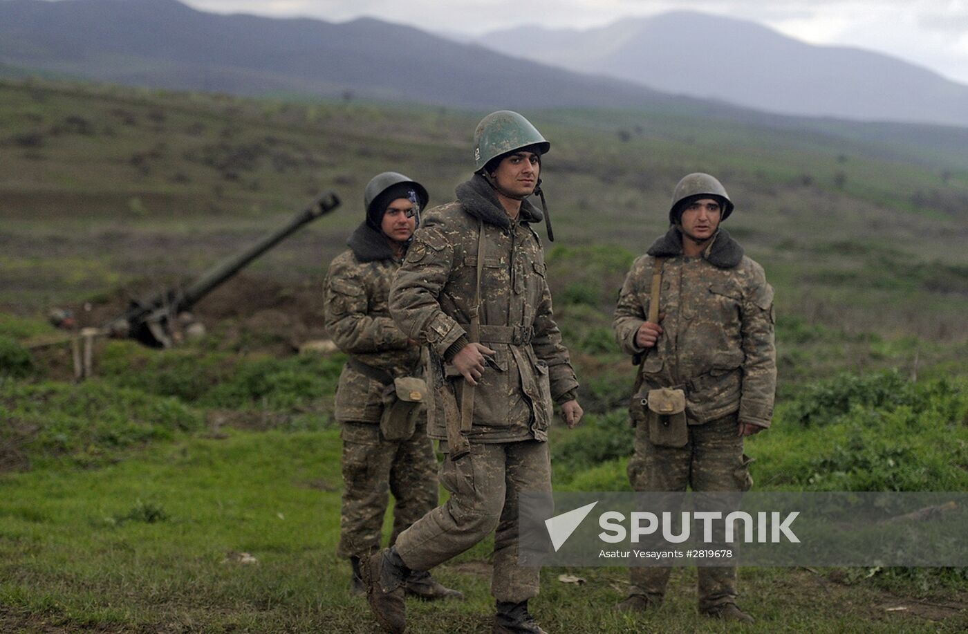 Situation near Madagis village in the Karabakh conflict zone