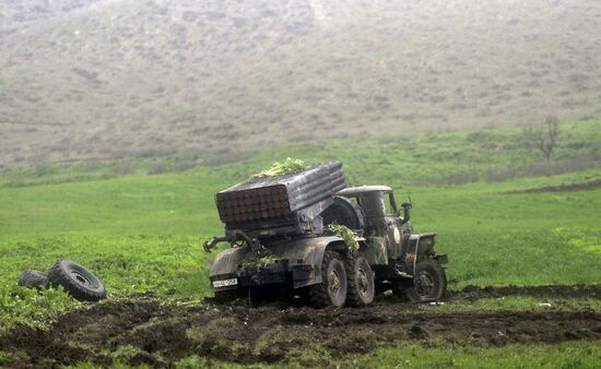 Situation near Madagis village in the Karabakh conflict zone