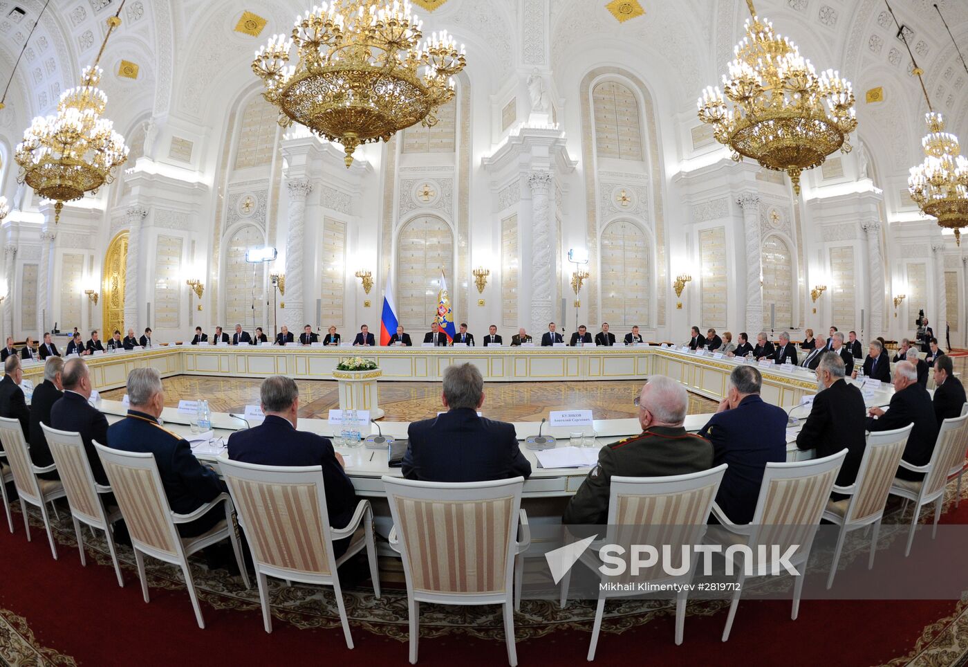 Russian President Vladimir Putin chairs meeting of Russian Victory Organizing Committee