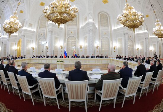 Russian President Vladimir Putin chairs meeting of Russian Victory Organizing Committee