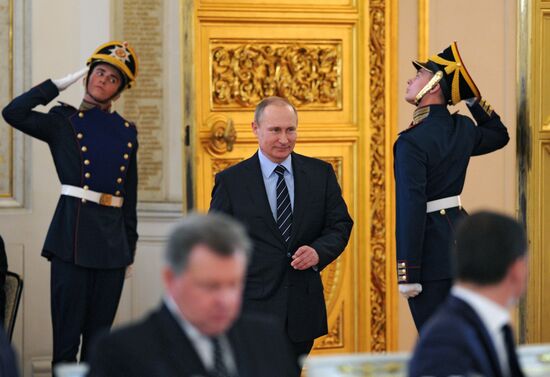 Russian President Vladimir Putin chairs meeting of Russian Victory Organizing Committee