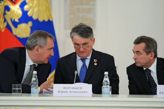 Russian President Vladimir Putin chairs meeting of Russian Victory Organizing Committee