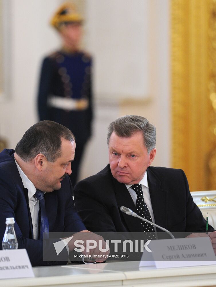 Russian President Vladimir Putin chairs meeting of Russian Victory Organizing Committee