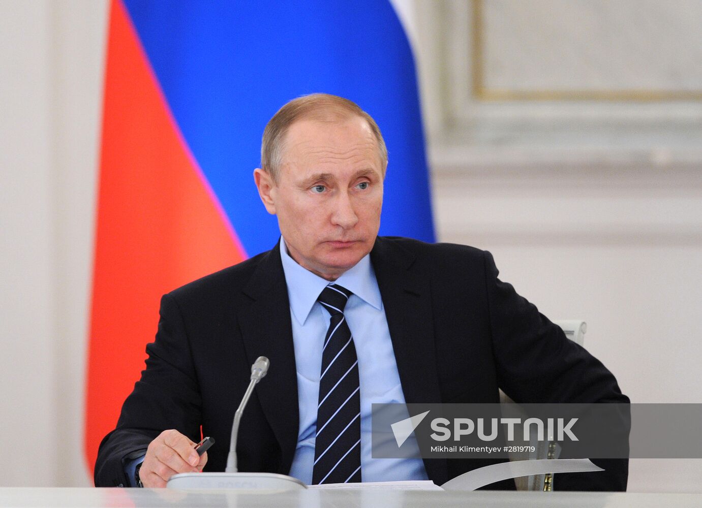 Russian President Vladimir Putin chairs meeting of Russian Victory Organizing Committee