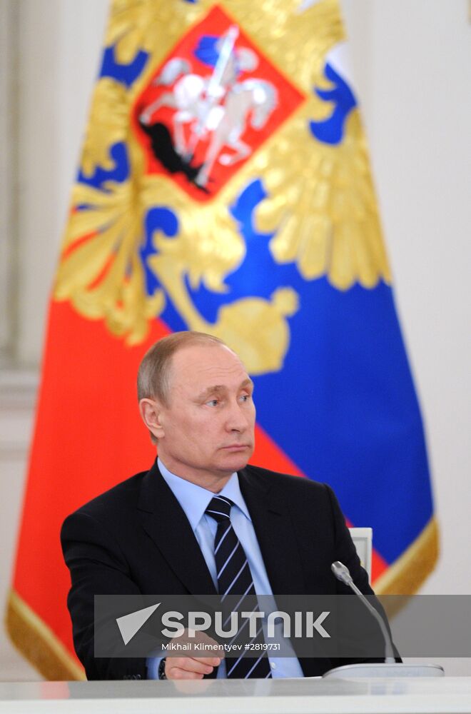 Russian President Vladimir Putin chairs meeting of Victory Organizing Committee