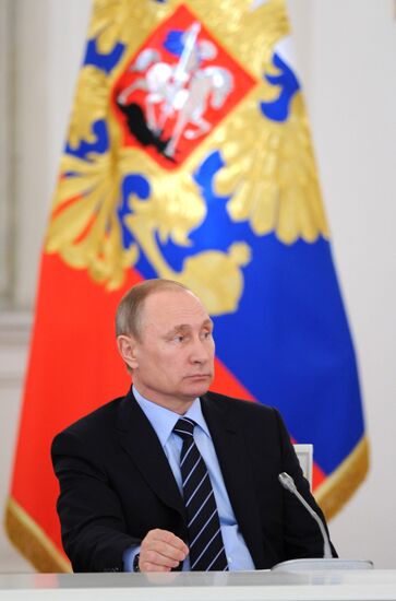 Russian President Vladimir Putin chairs meeting of Victory Organizing Committee