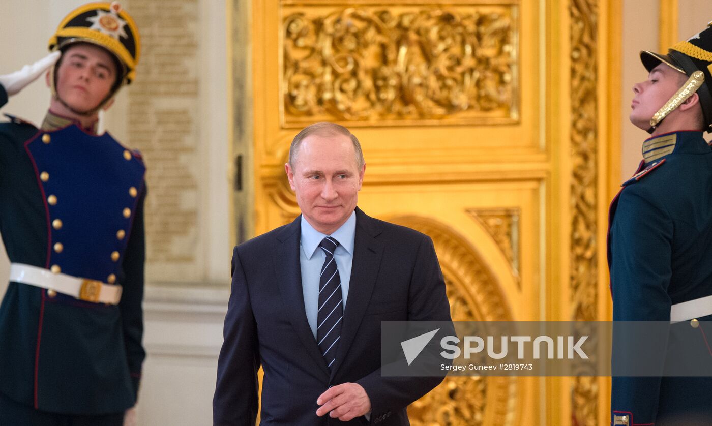 Russian President Vladimir Putin chairs meeting of Russian Victory Organizing Committee