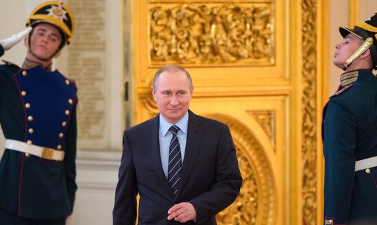 Russian President Vladimir Putin chairs meeting of Russian Victory Organizing Committee