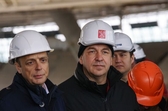 Representatives of FIFA and Russia-2018 Organizing Committee visit Zenit-Arena Stadium