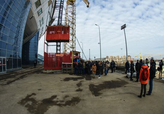 Representatives of FIFA and Russia-2018 Organizing Committee visit Zenit-Arena Stadium