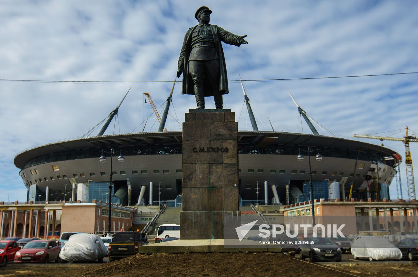 FIFA and Russia 2018 Organizing Committee visit Zenit-Arena Stadium
