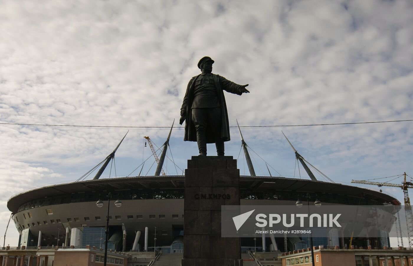 FIFA and Russia 2018 Organizing Committee visit Zenit-Arena Stadium