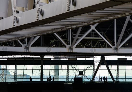 FIFA and Russia 2018 Organizing Committee visit Zenit-Arena Stadium