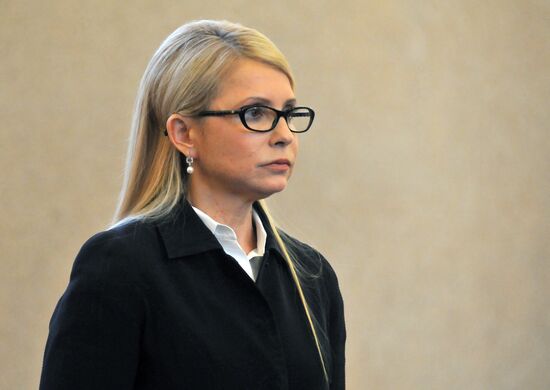News conference with Yulia Timoshenko in Lvov