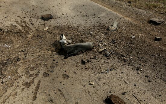 Situation near Madagis village in the Karabakh conflict zone