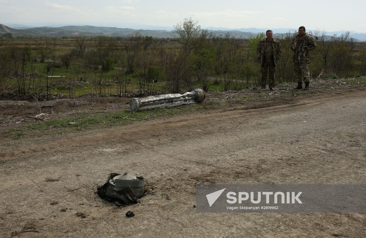 Situation near Madagis village in the Karabakh conflict zone