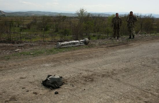 Situation near Madagis village in the Karabakh conflict zone