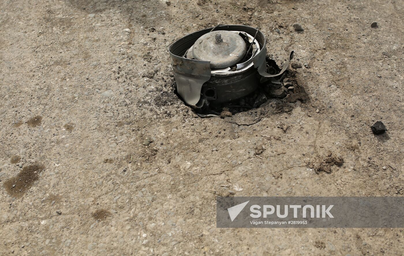 Situation near Madagis village in the Karabakh conflict zone