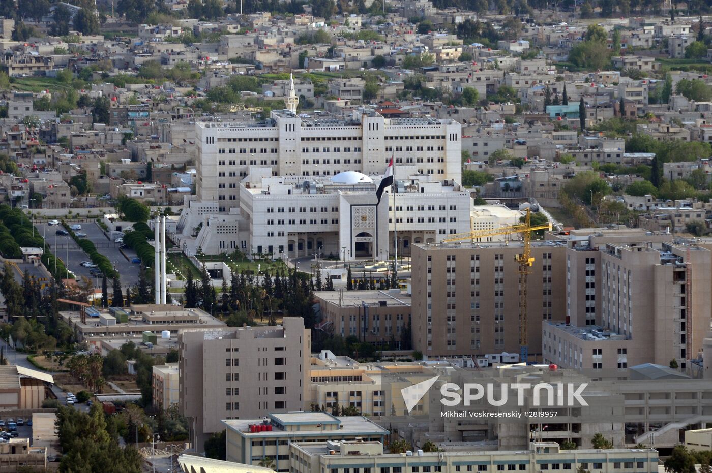 View of Damascus from Mount Qasioun