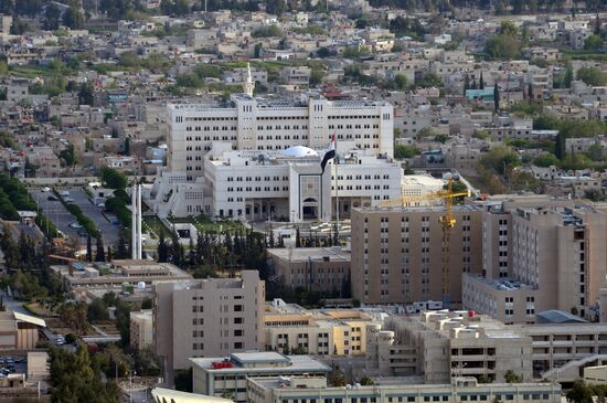 View of Damascus from Mount Qasioun