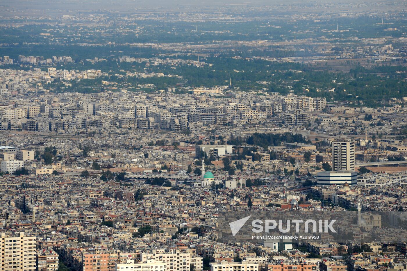 View of Damascus from Mount Qasioun