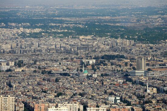 View of Damascus from Mount Qasioun