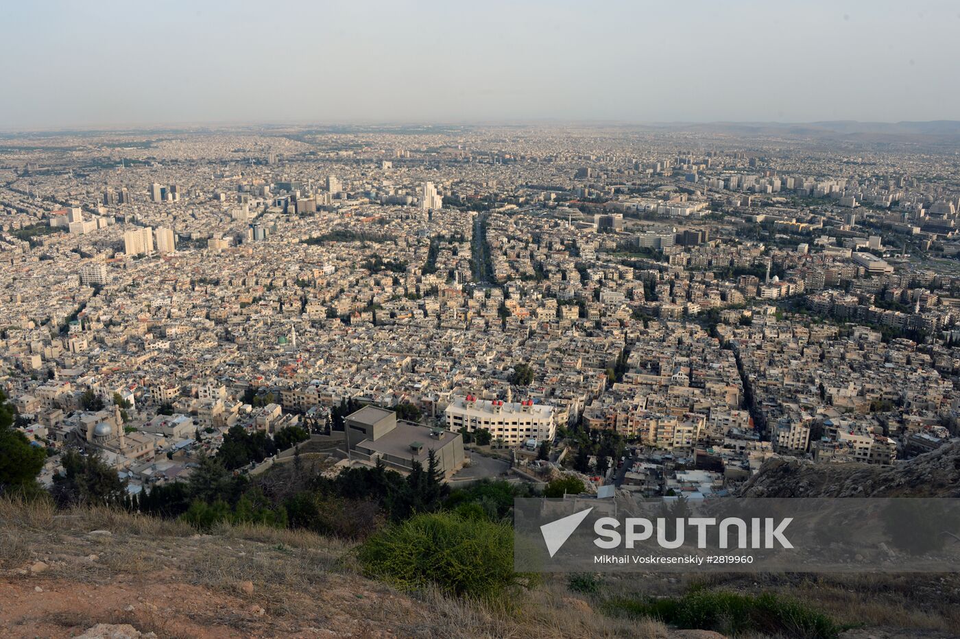 View of Damascus from Mount Qasioun