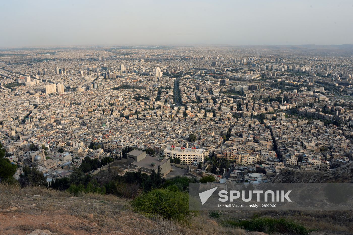 View of Damascus from Mount Qasioun