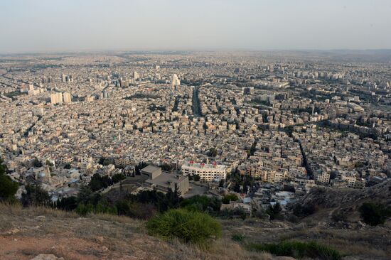 View of Damascus from Mount Qasioun