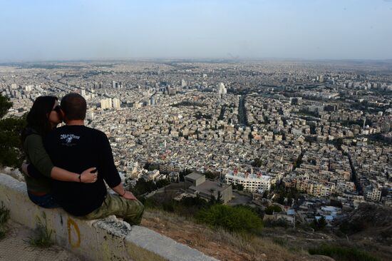 View of Damascus from Mount Qasioun