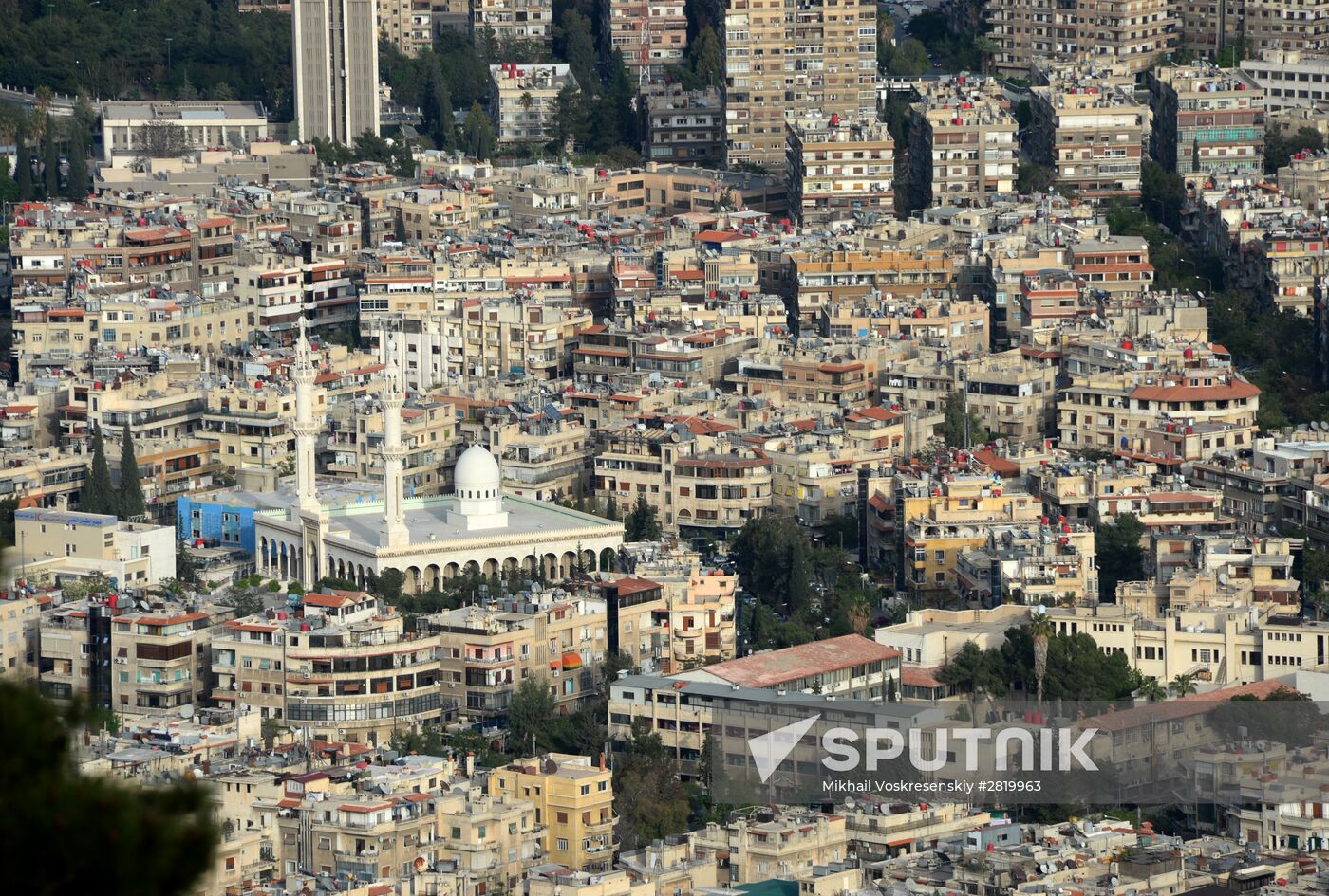 View of Damascus from Mount Qasioun