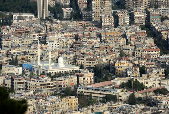 View of Damascus from Mount Qasioun