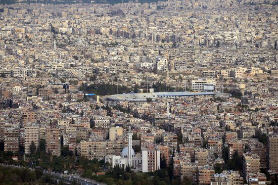 View of Damascus from Mount Qasioun