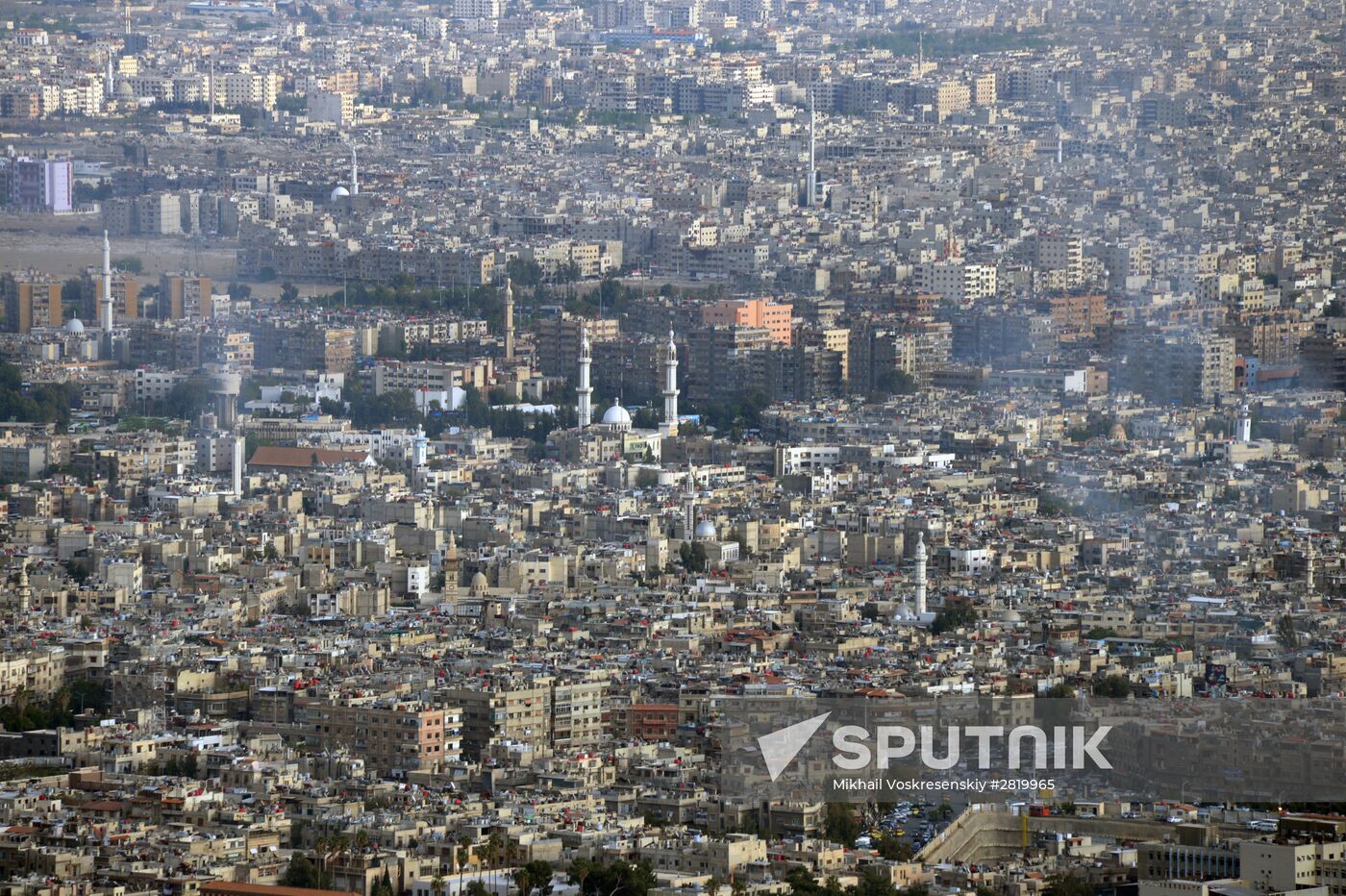 View of Damascus from Mount Qasioun