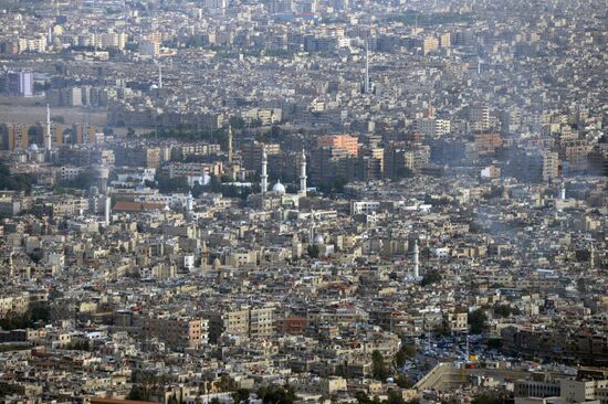 View of Damascus from Mount Qasioun