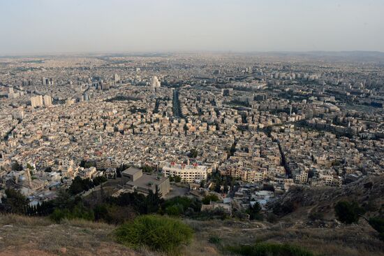 View of Damascus from Mount Qasioun