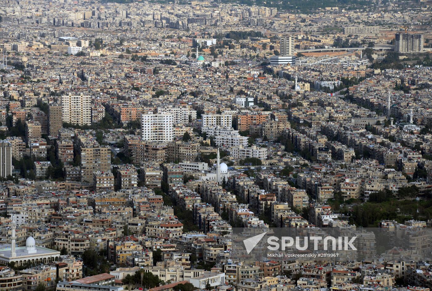 View of Damascus from Mount Qasioun