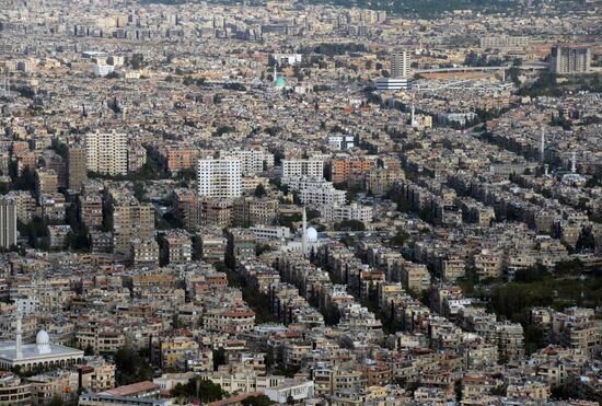 View of Damascus from Mount Qasioun
