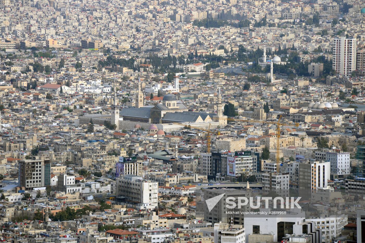 View of Damascus from Mount Qasioun